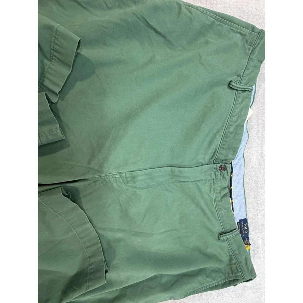 Lot of 2 Polo Ralph Lauren Stretch Classic Fit Dress Pants 52 X 32 BIG Red Green
